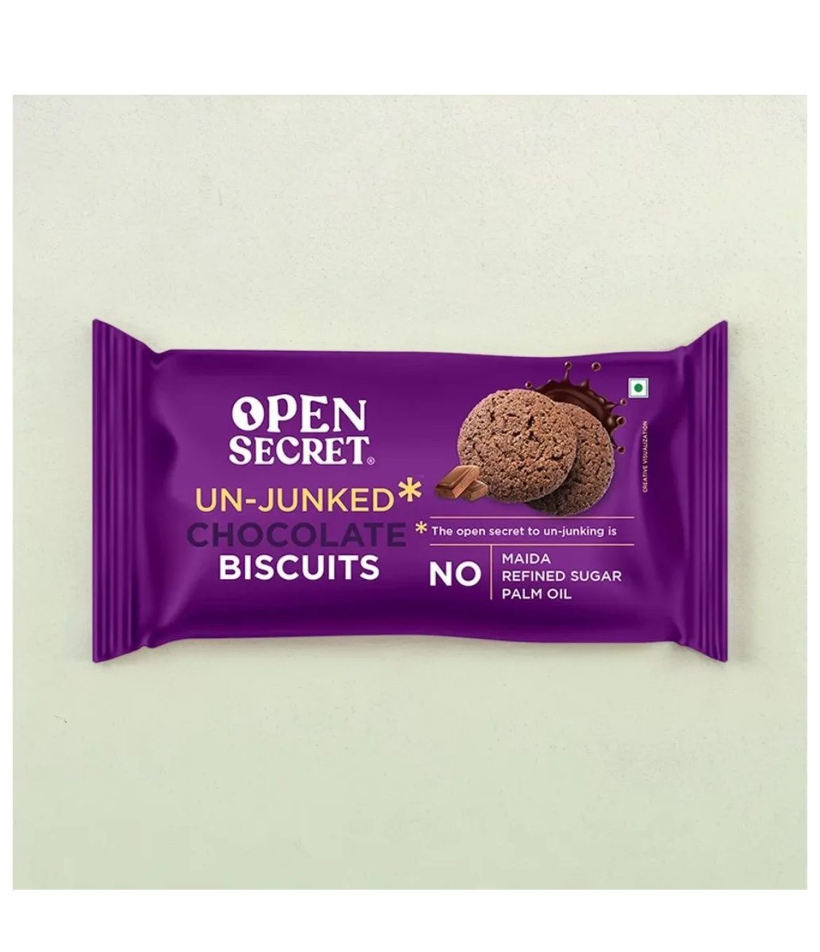 Open Secret Zero Maida Chocolate Millet Biscuit - 40G [ pack of 2 ]