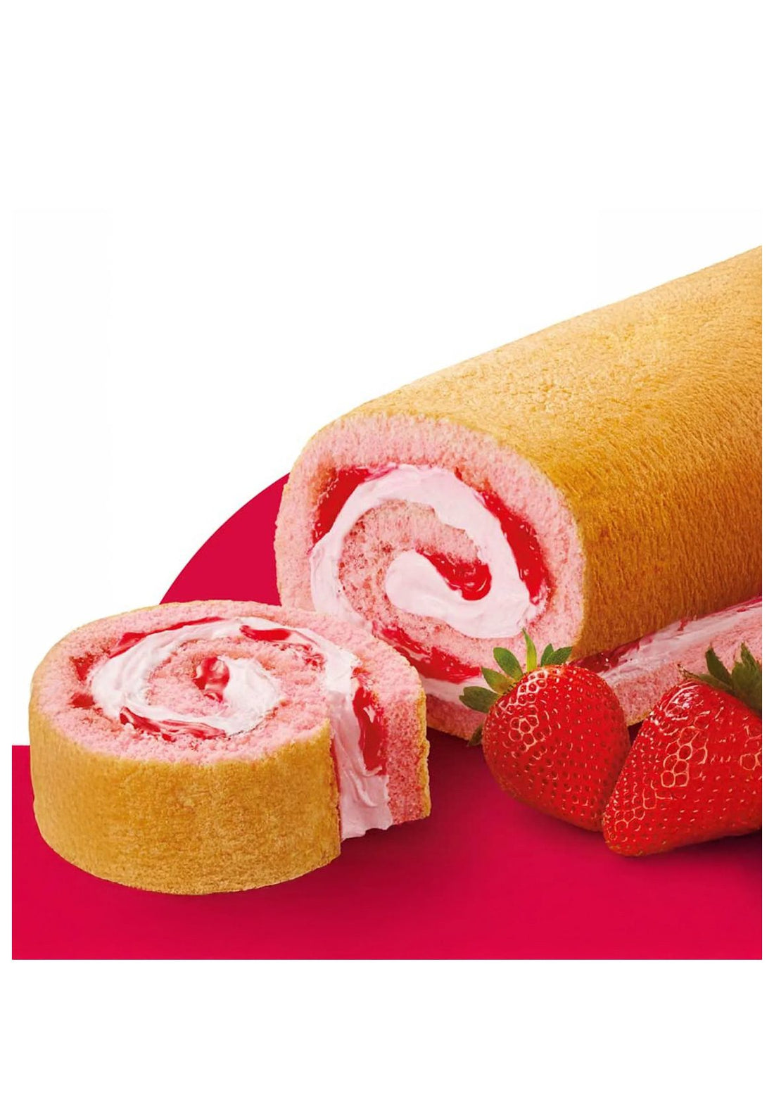 Winkies Swiss Roll -  Cream and Real Strawberry Jam - 165 G