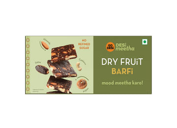 Go Desi Dry Fruit Barfi - 120 G