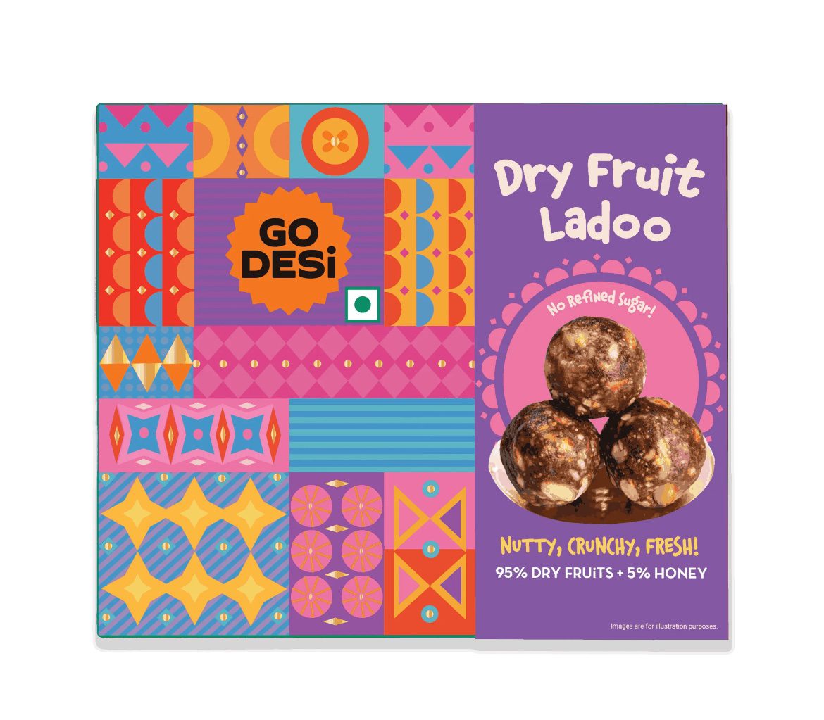 Go Desi Dry Fruit Ladoo - 200G