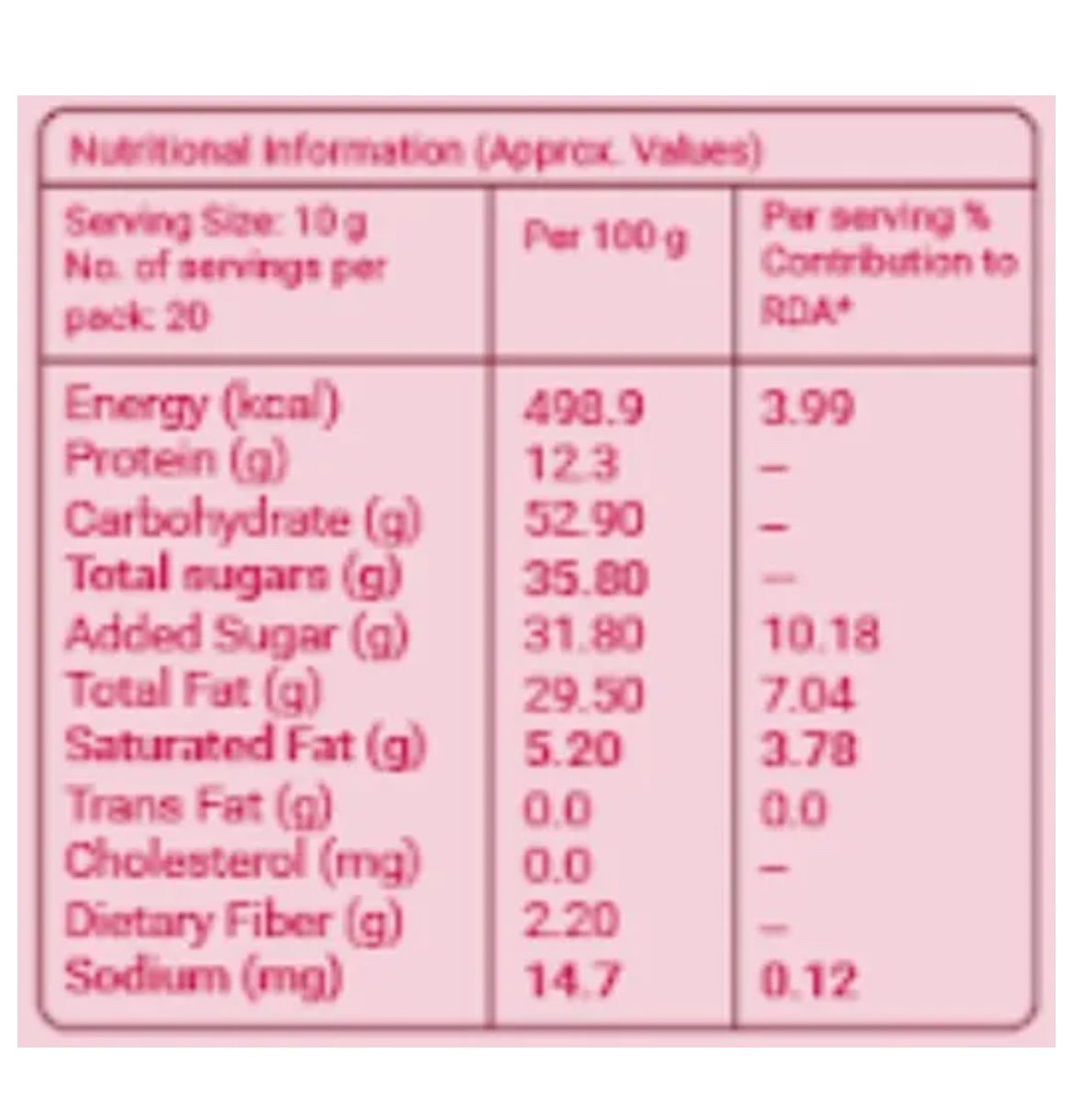 Go Desi Rose Kaju Katli - 200G