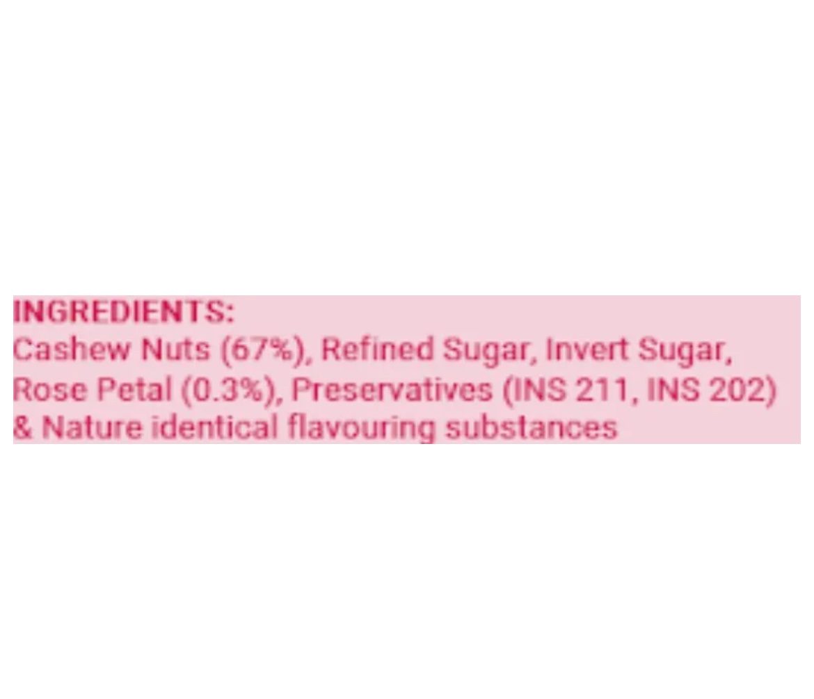 Go Desi Rose Kaju Katli - 200G