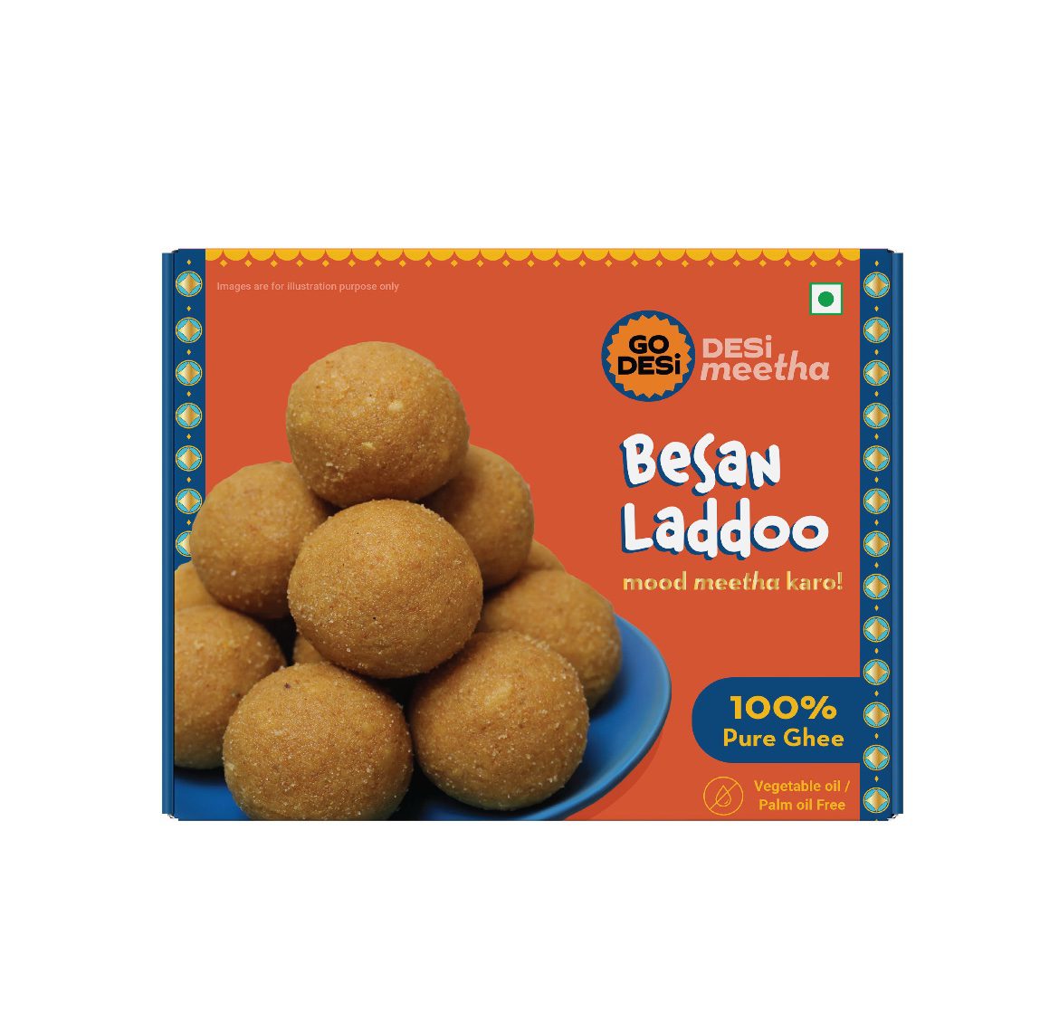 Go Desi Besan Ladoo - 200G