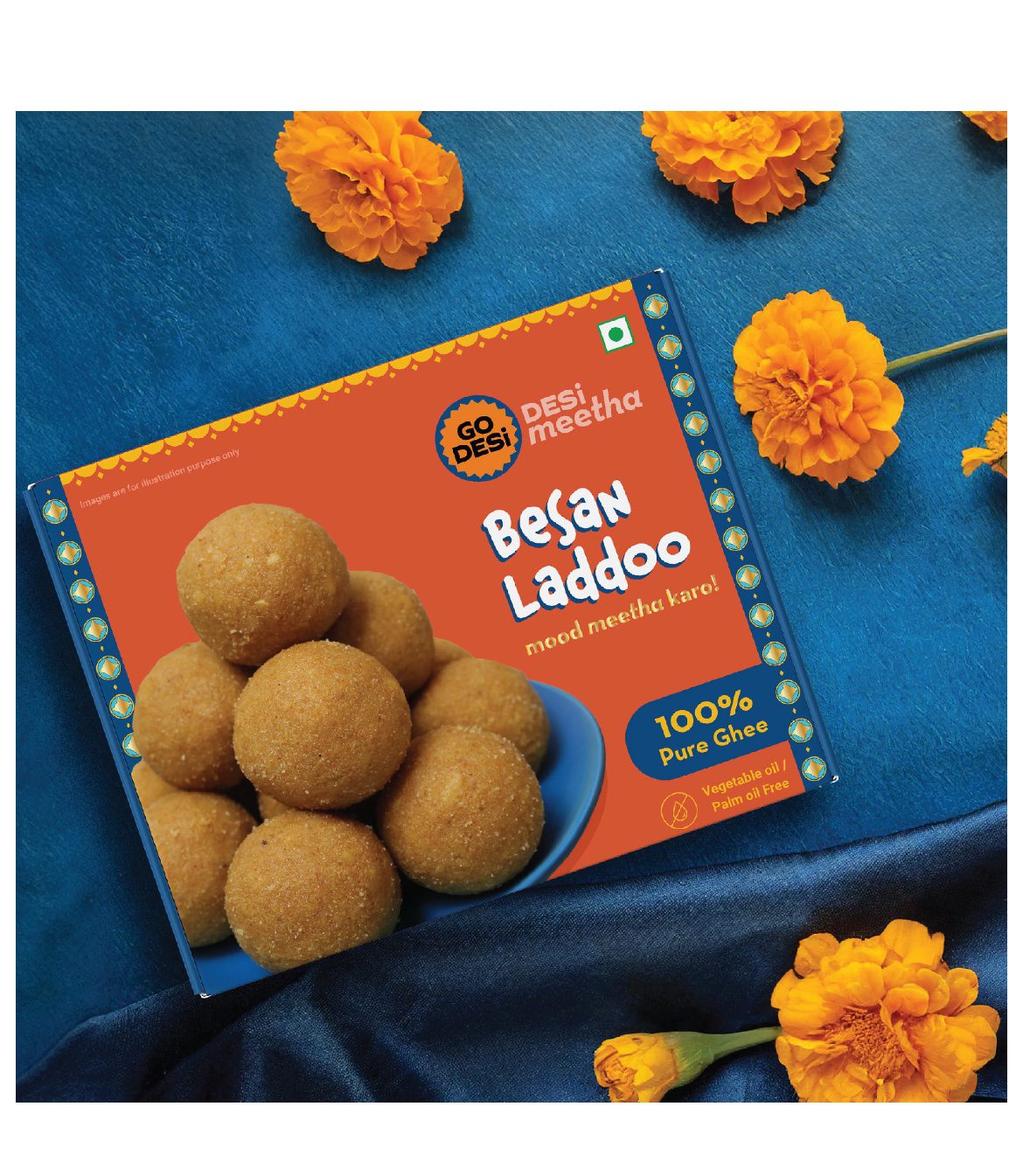Go Desi Besan Ladoo - 200G