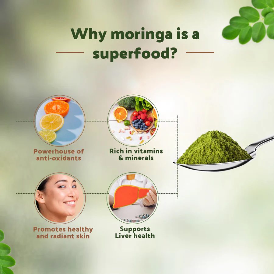Krishna’s Herbal &amp; Ayurveda MORINGA Powder - 100g