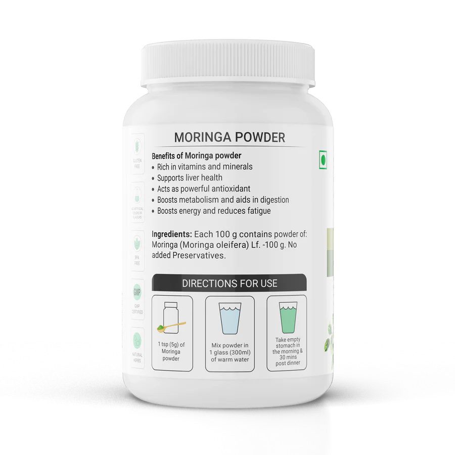 Krishna’s Herbal &amp; Ayurveda MORINGA Powder - 100g