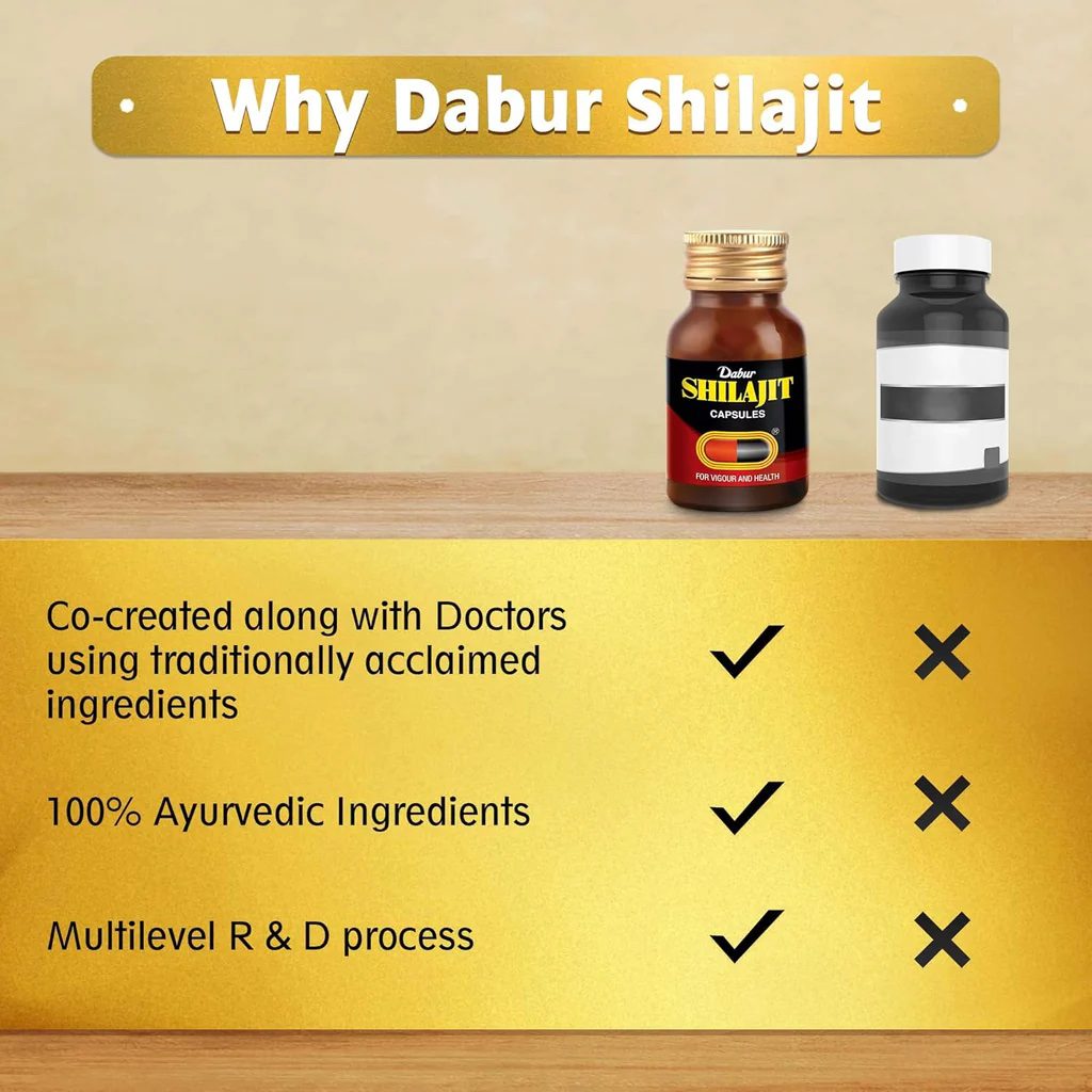 Dabur Shilajit capsules- 30 Capsules