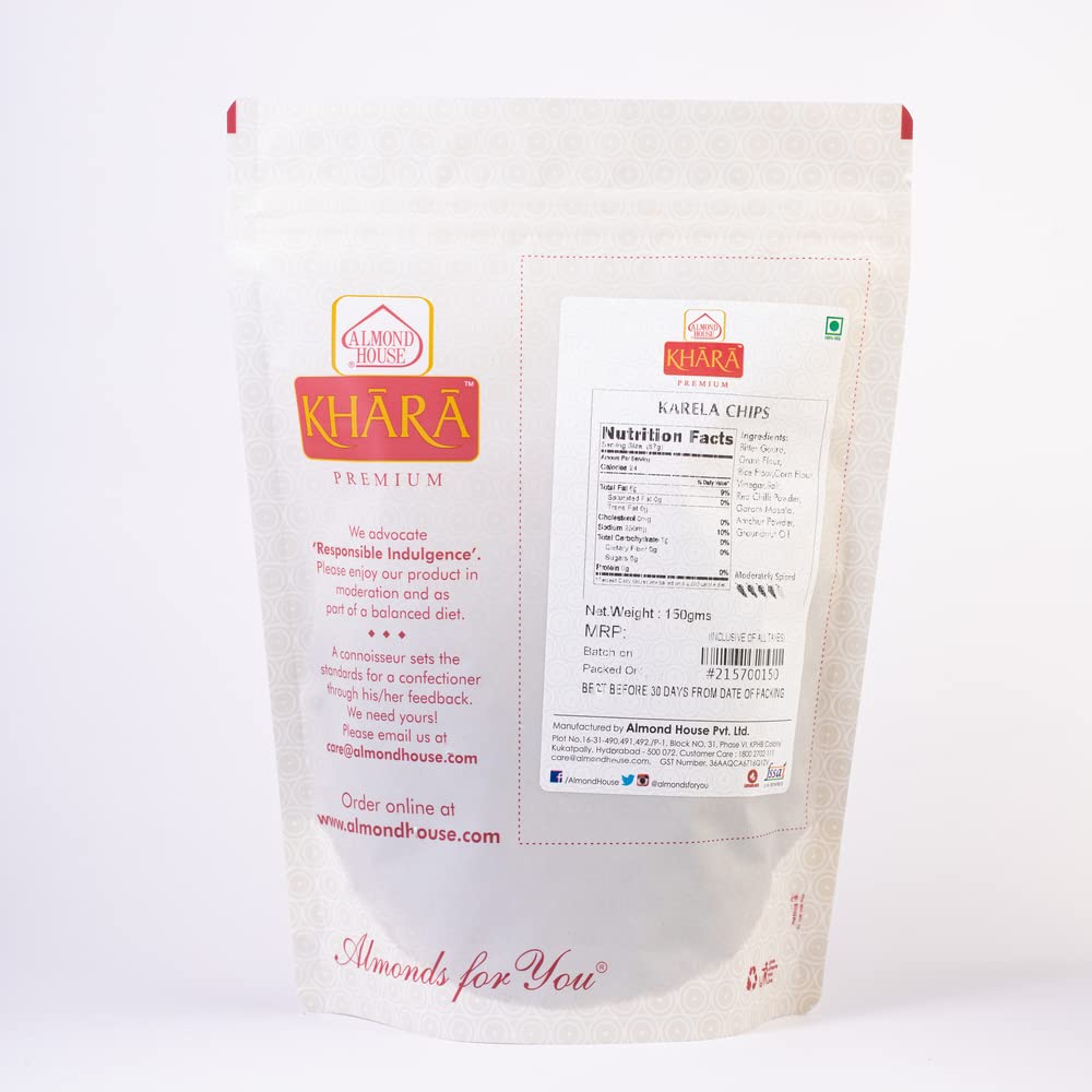 Almond House Karela Chips - 150 Grams