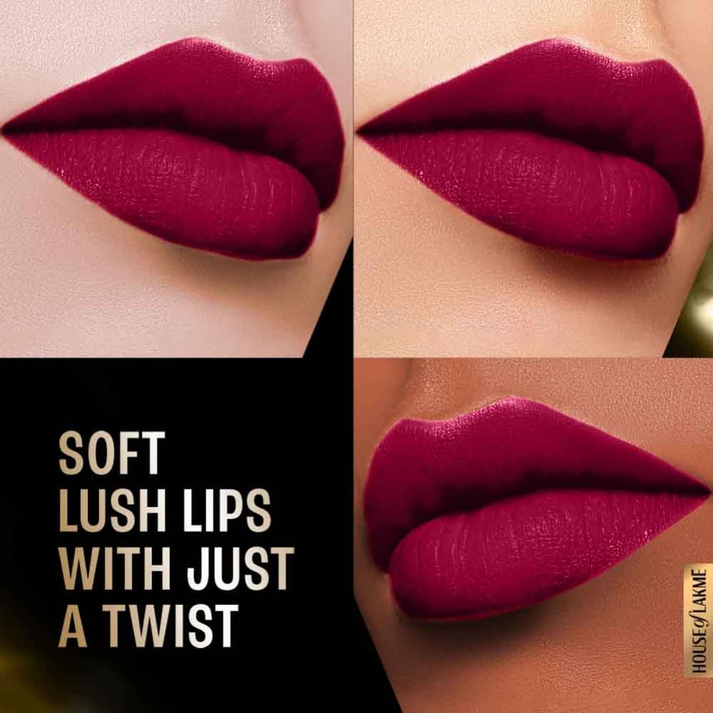 Lakme Forever Matte Lipstick Red Aurora | 4.5g