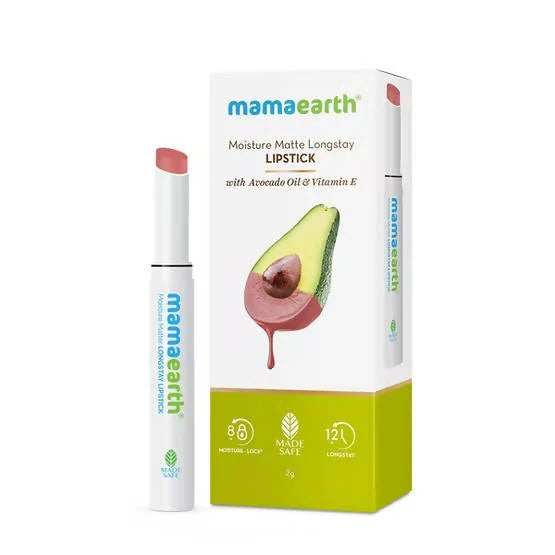Mamaearth Moisture Matte Long Stay Lipstick – Carnation Nude
