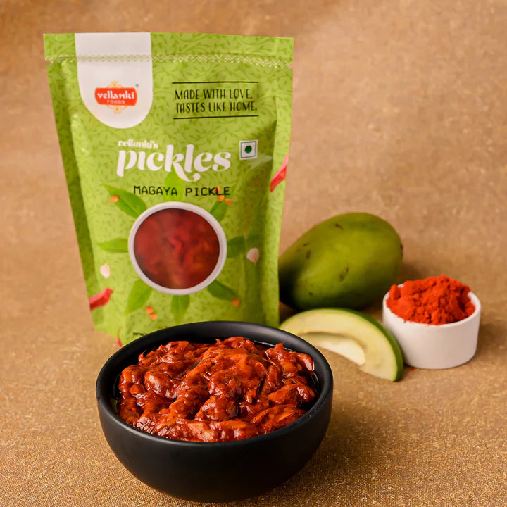 Vellanki Magaya Pickle (Mango Thokku) - With Garlic