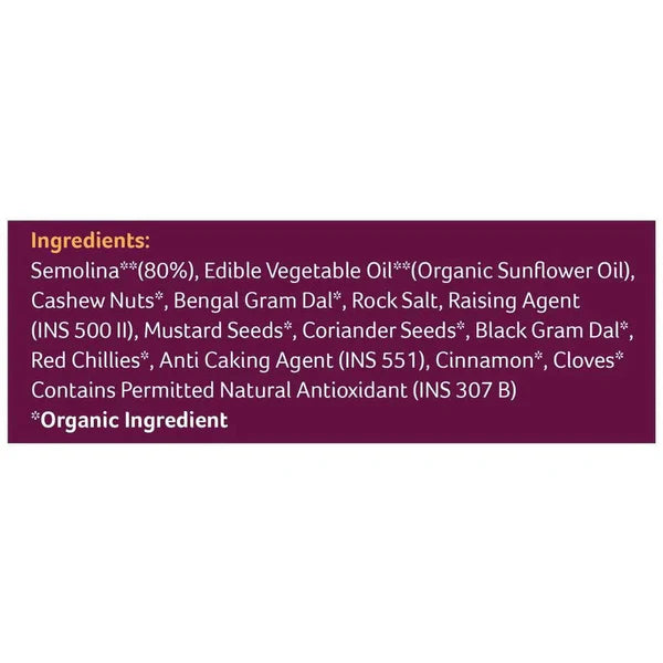 Organic Tattva  Masala Rava Idli Ready Mix -200 gm