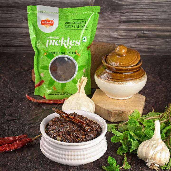 Vellanki Pudina Pickle (Mint Leaves) 250 grams