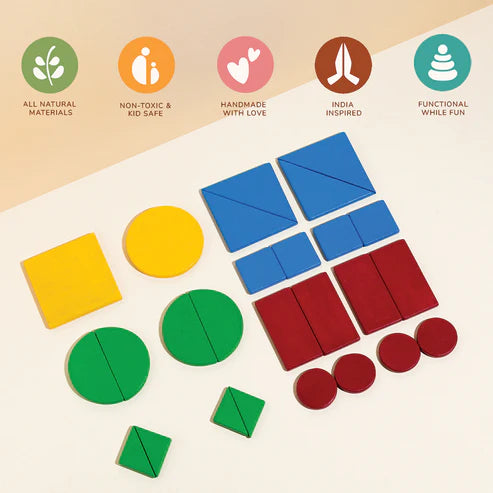 Gubbachhi Rangoli Wooden Puzzle 4 Yrs +