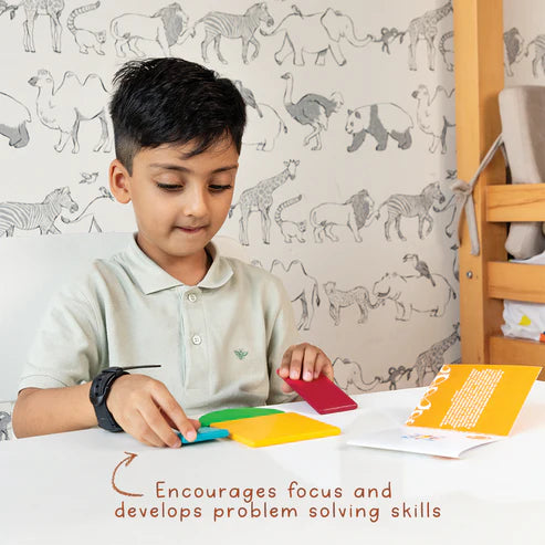 Gubbachhi Rangoli Wooden Puzzle 4 Yrs +
