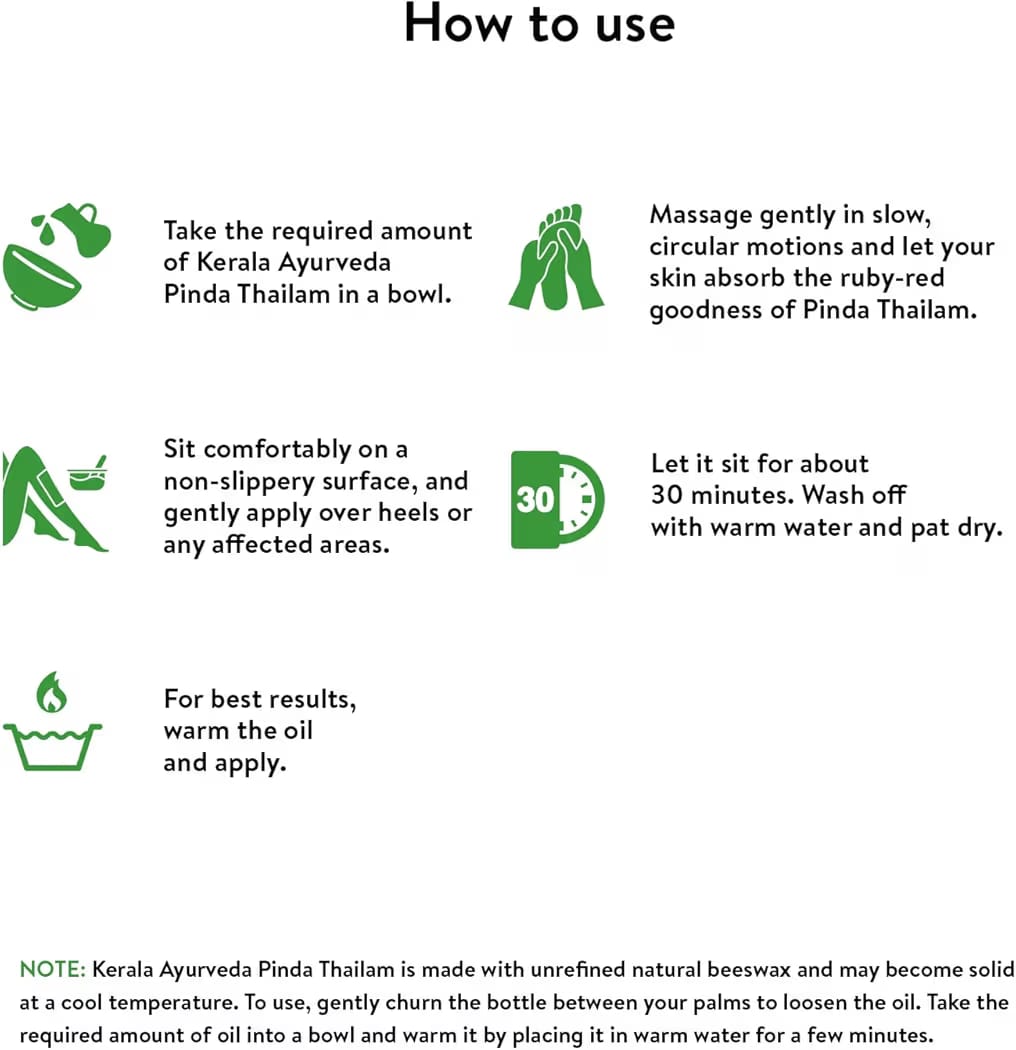 Kerala Ayurveda Pinda Thailam 450 Ml