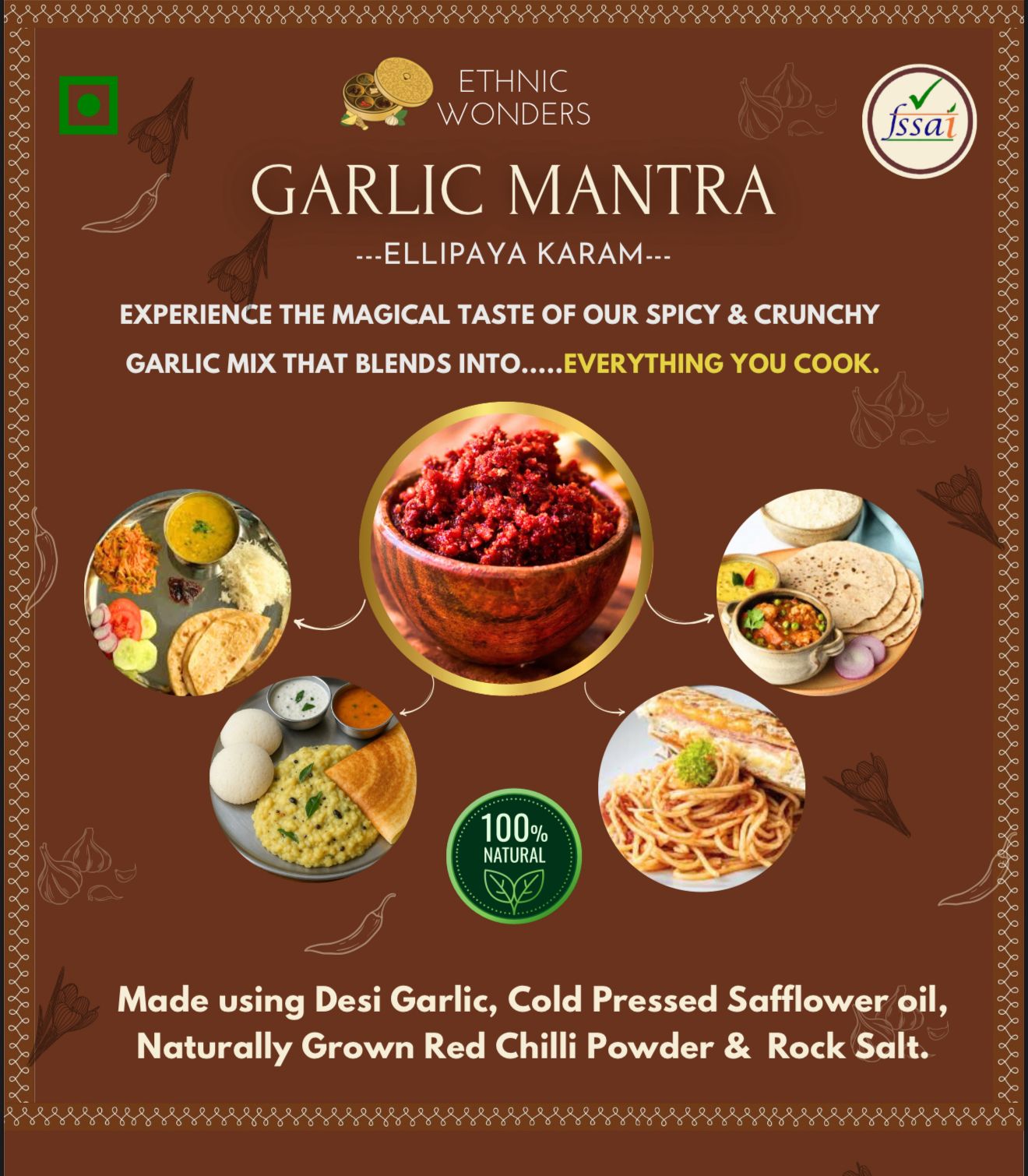 Ethnic Wonders - Garlic Mantra- 250grams