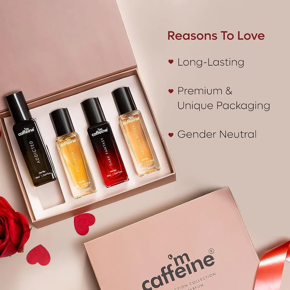 Mcaffeine Set for Women & Men | Premium Fragrances - 20ml x 4