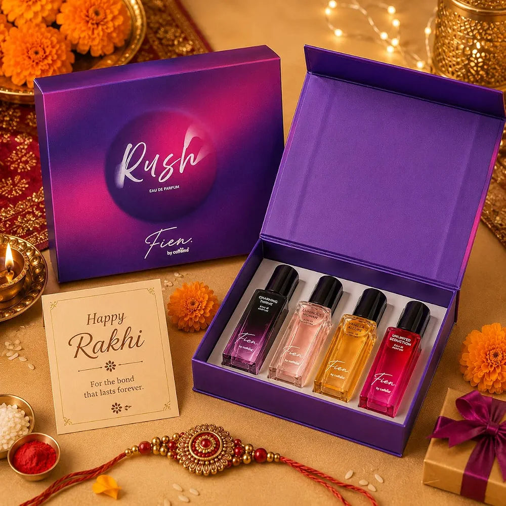 FIEN by mCaffeine Rush Perfume Gift Kit Set for Women & Men