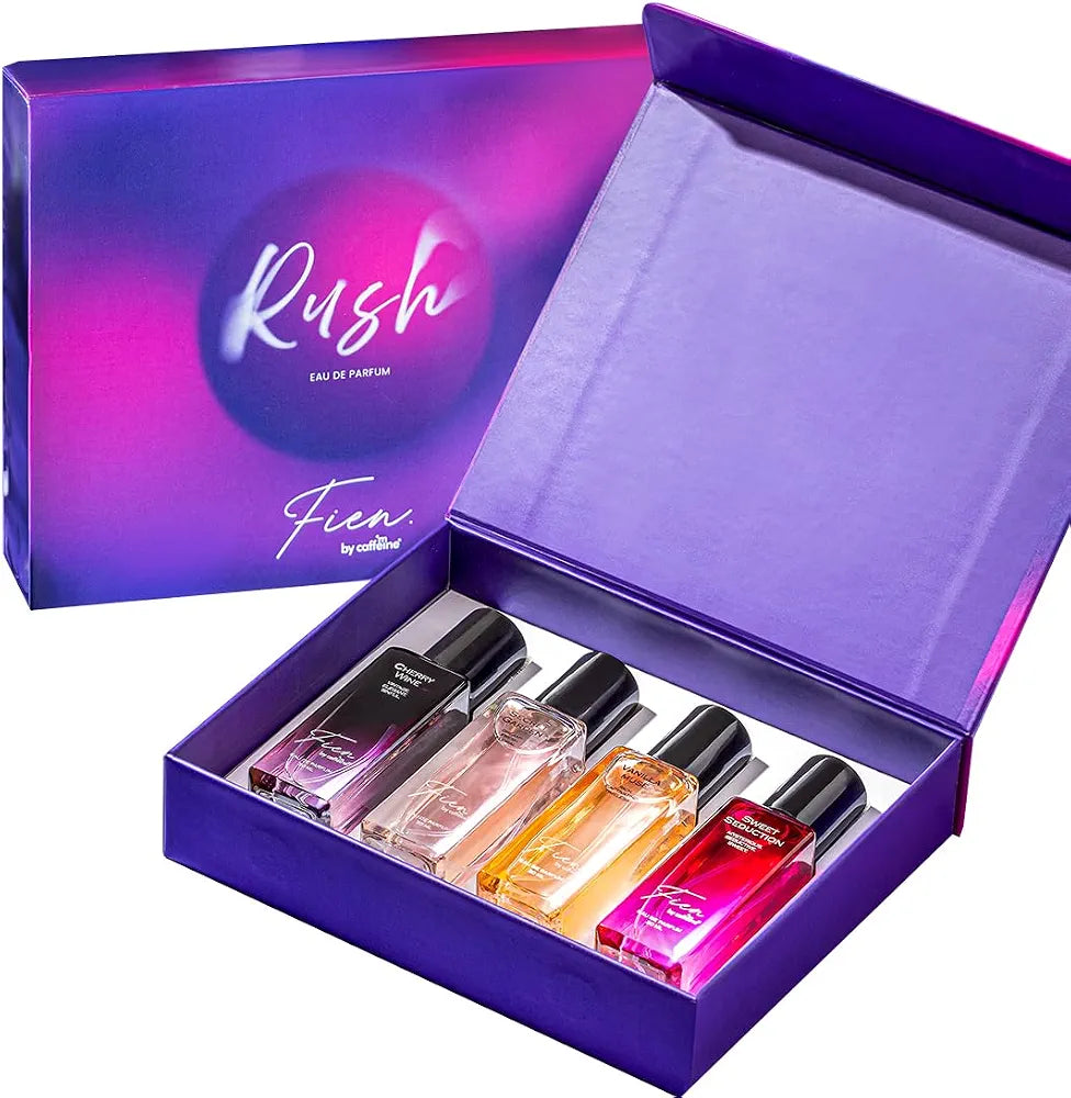 FIEN by mCaffeine Rush Perfume Gift Kit Set for Women & Men
