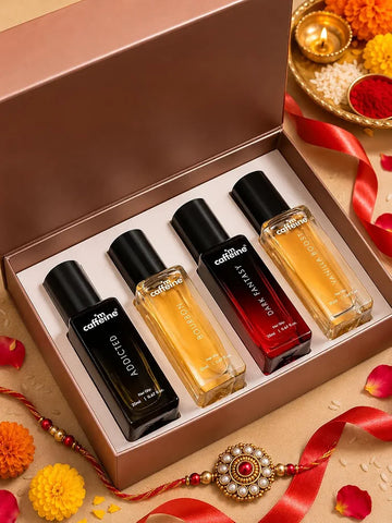 Mcaffeine Set for Women & Men | Premium Fragrances - 20ml x 4