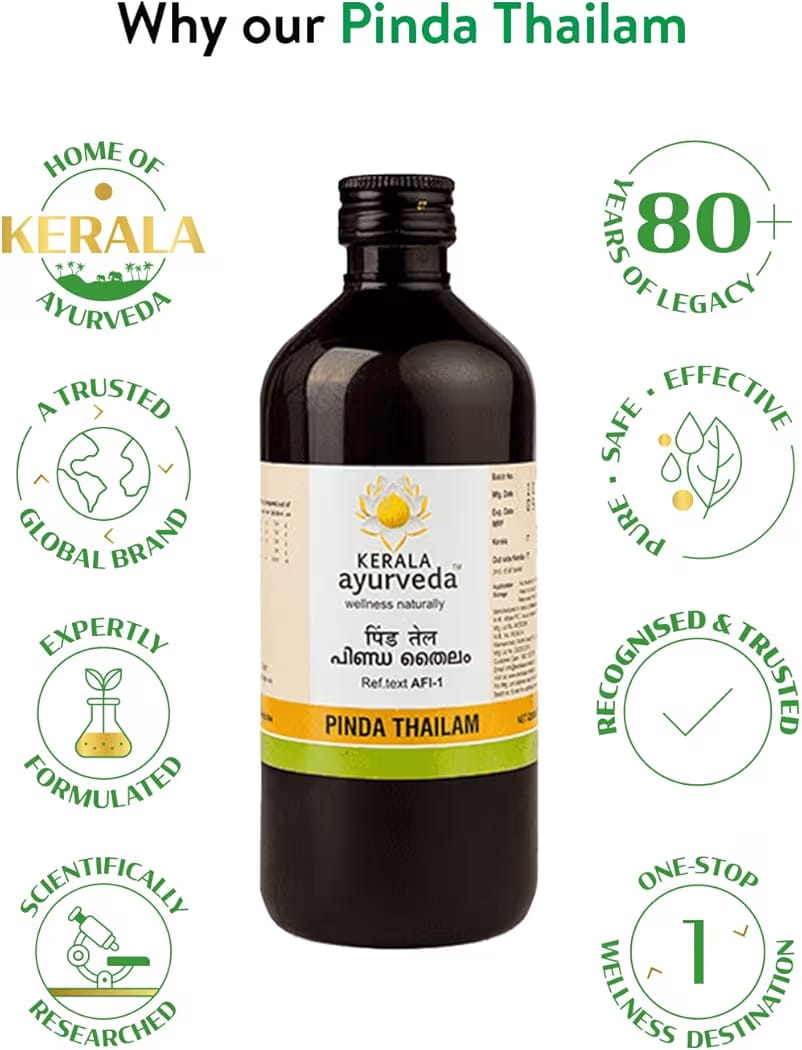 Kerala Ayurveda Pinda Thailam 450 Ml