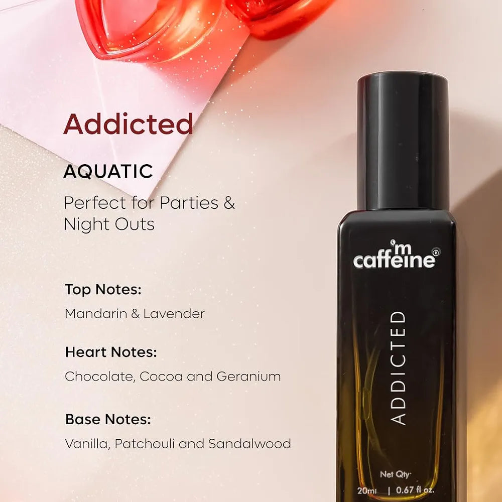 Mcaffeine Set for Women & Men | Premium Fragrances - 20ml x 4