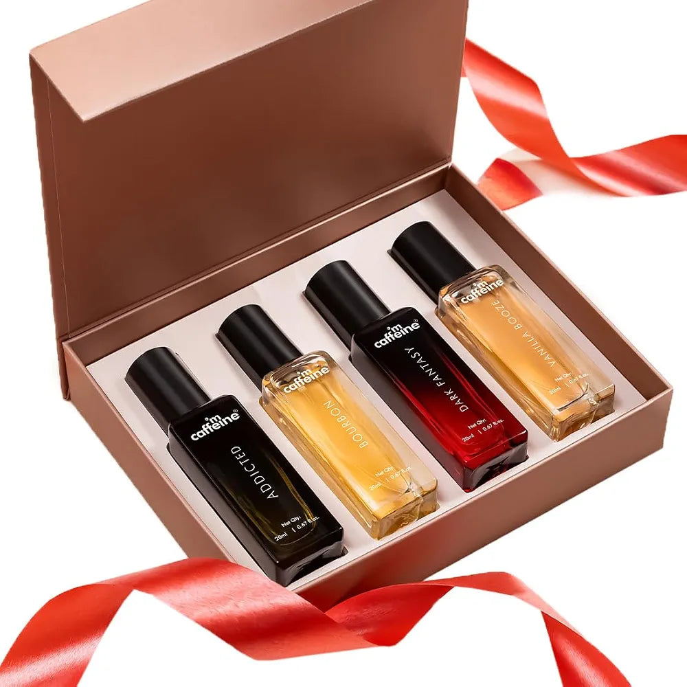 Mcaffeine Set for Women & Men | Premium Fragrances - 20ml x 4