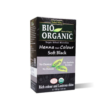 Indus Valley Soft Black Henna Hair Color