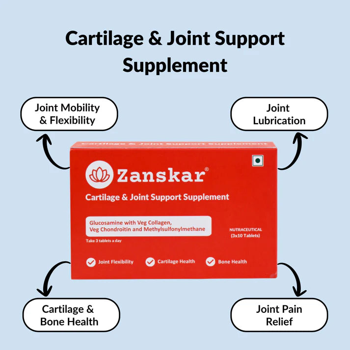 Zanskar Cartilage & Joint Support Supplement - 60 tablets