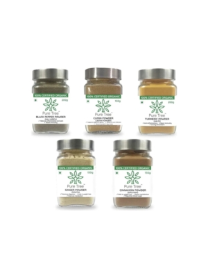 Pure Tree Certified Organic Spice Combo Pack
