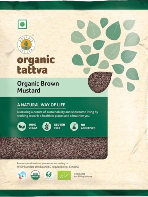 Organic Tattva Spices - Brown Mustard, 200g