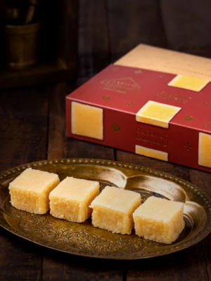 Almond House Coconut Kalakand [MAP] - 450 G