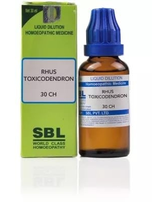 Rhus Toxicodendron 30 CH (30ml) || SBL Homeopathy