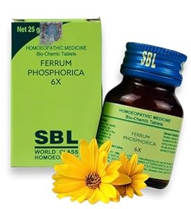SBL Ferrum Phosphoricum 6X Homeopathy (25g)