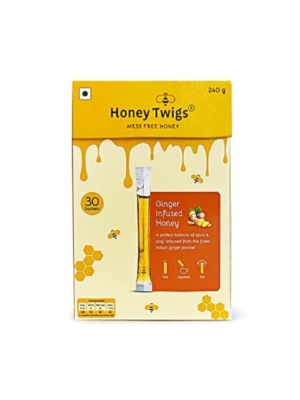 Honey Twigs Ginger Honey, 30 Sachets, 240 G