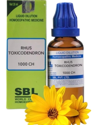SBL Rhus Toxicodendron 1M 1000 CH Homeopathy (30ml)