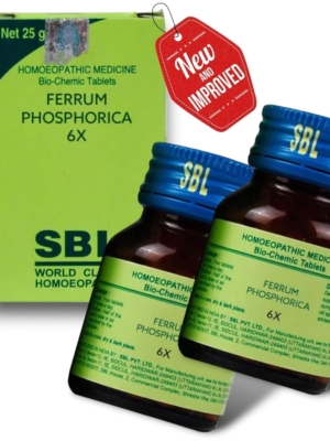 SBL Ferrum Phosphorica 6X [25gm] Homeopathy Medicine