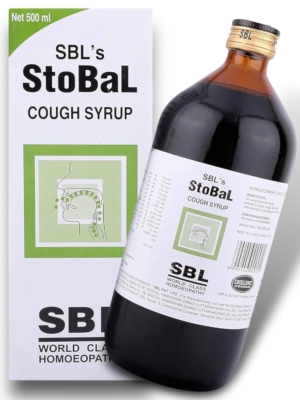 KRIG'S Sbl Stobal Sbl Cough Syrup Homeopathy 500Ml- Super Family Pack
