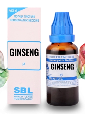 SBL Homoeo33 SBL Ginseng Q Mother Tincture Homeopathy Medicine - 30ml Bottle - 1 MONTH PACK