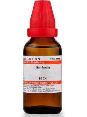 Dr Willmar Schwabe India Gambogia Dilution - 30 CH |GUTT130F|