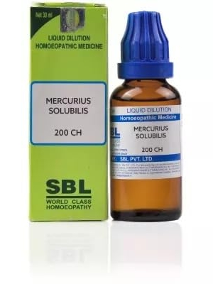 Mercurius Solubilis 200 CH (30ml) || SBL Homeopathy