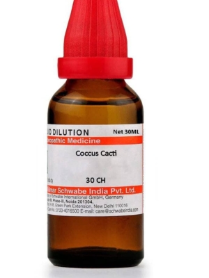 Dr Willmar Schwabe India Coccus Cacti Dilution - 30 CH |COCT130F|