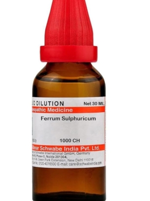 Schwabe Dr Willmar India Ferrum Sulphuricum Dilution-1000 Ch |Fesc160F|