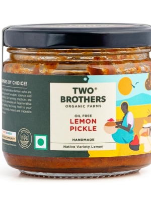 Two Brothers Organic Farms Lemon Pickle Sweet and Sour 300 G