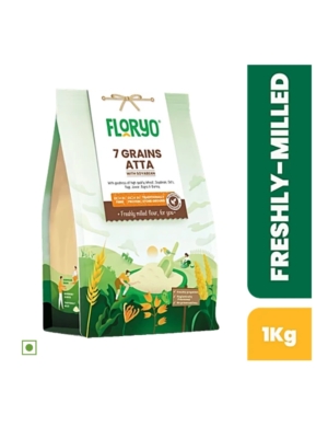 Floryo 7 Grains Atta - with Soyabean- 1 kg